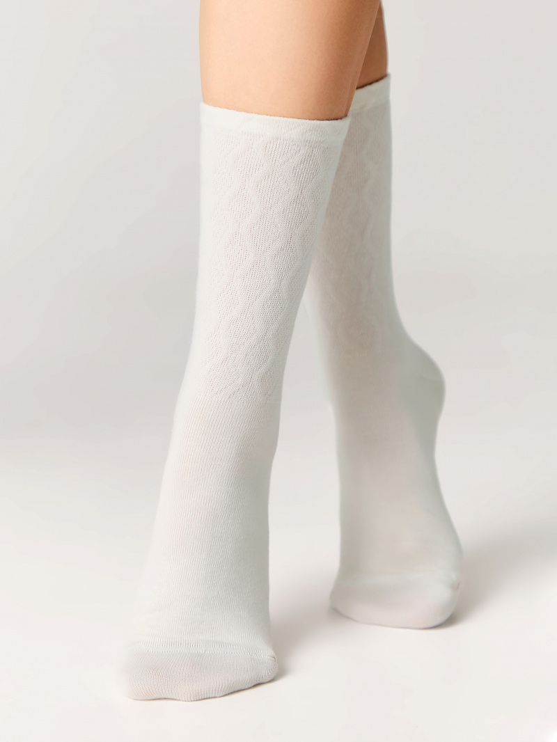 Носки и гольфы CONTE ACTIVE молочный 24С-73СП