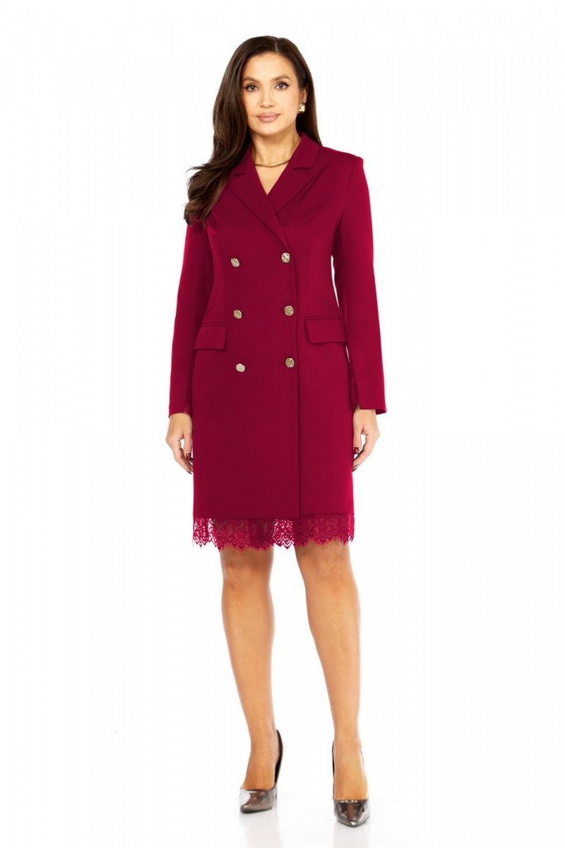 Платья Милора-стиль 1413 красный