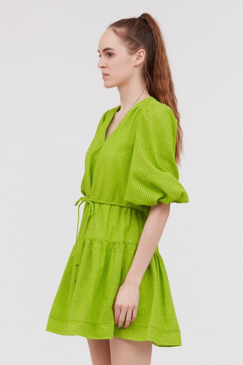 Платье Favorini 31654 зеленый