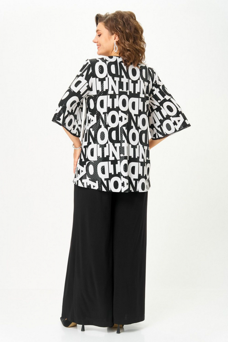 Брючный комплект Svetlana-Style 5035 буквы-черный