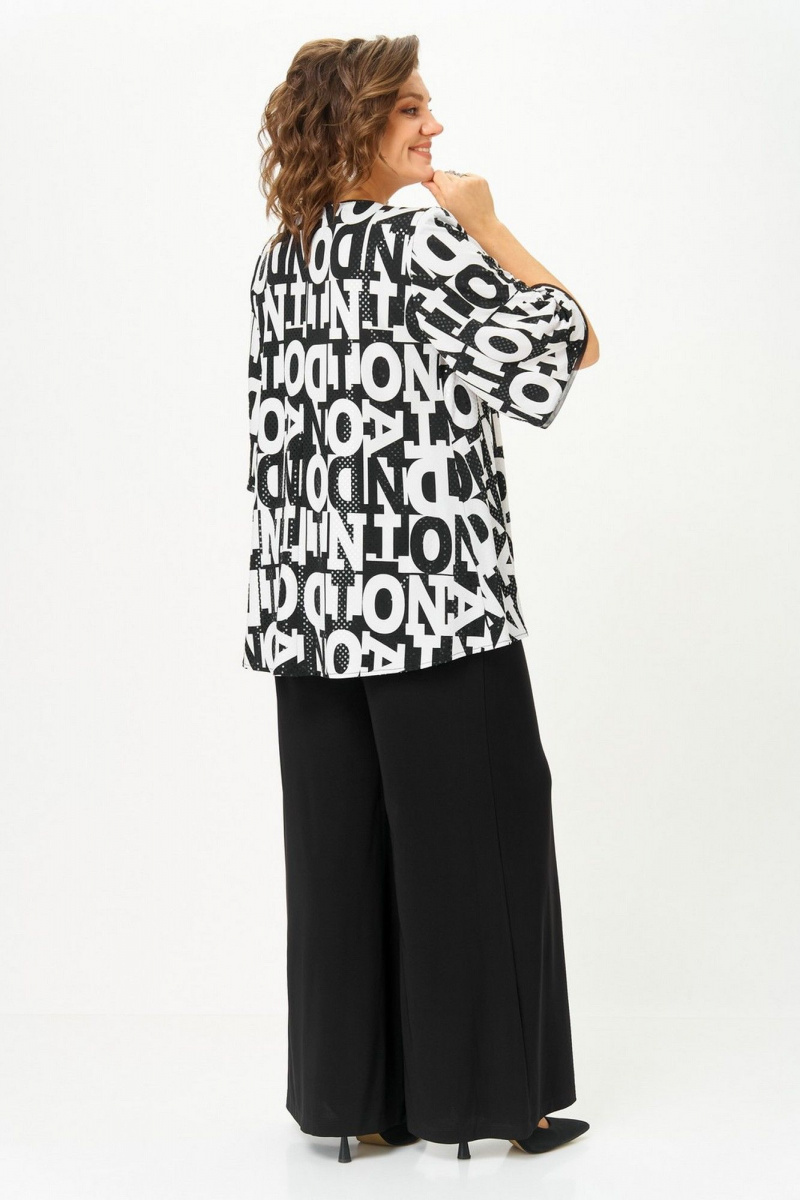 Брючный комплект Svetlana-Style 5035 буквы-черный