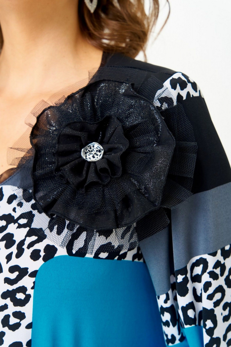 Брючный комплект Svetlana-Style 5035 черный_принт-черный