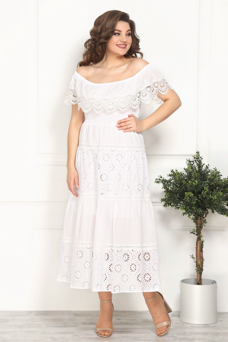 Платье Solomeya Lux 812 белый