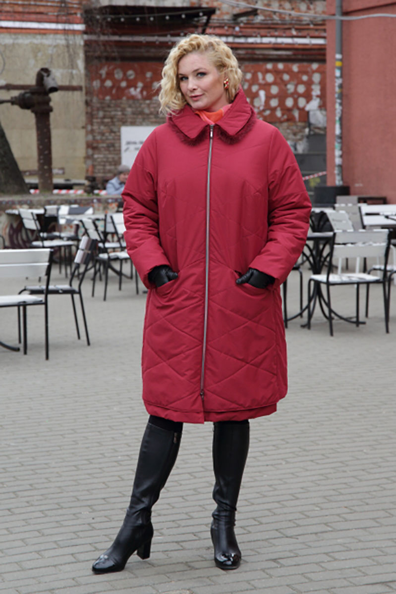 Женское пальто Bugalux 950 164-марсала