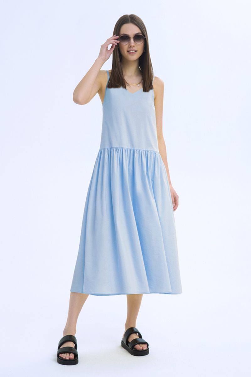 Платье LaVeLa L10229 светло-голубой