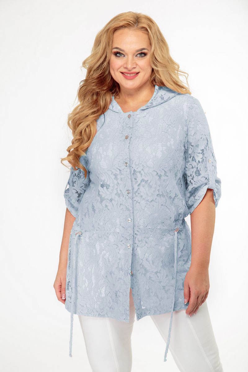Блузы Anastasia 593 голубой.1