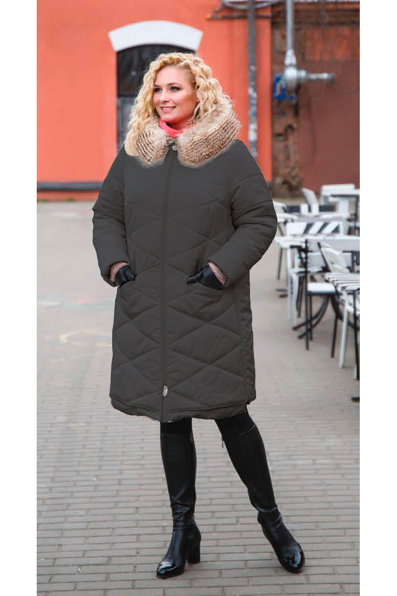 Женское пальто Bugalux 8950 170-антрацит