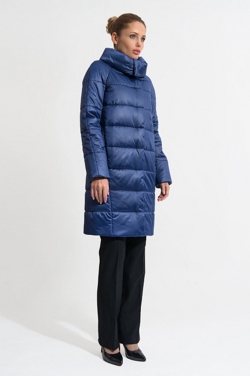 Женское пальто Gotti 406-1у синий