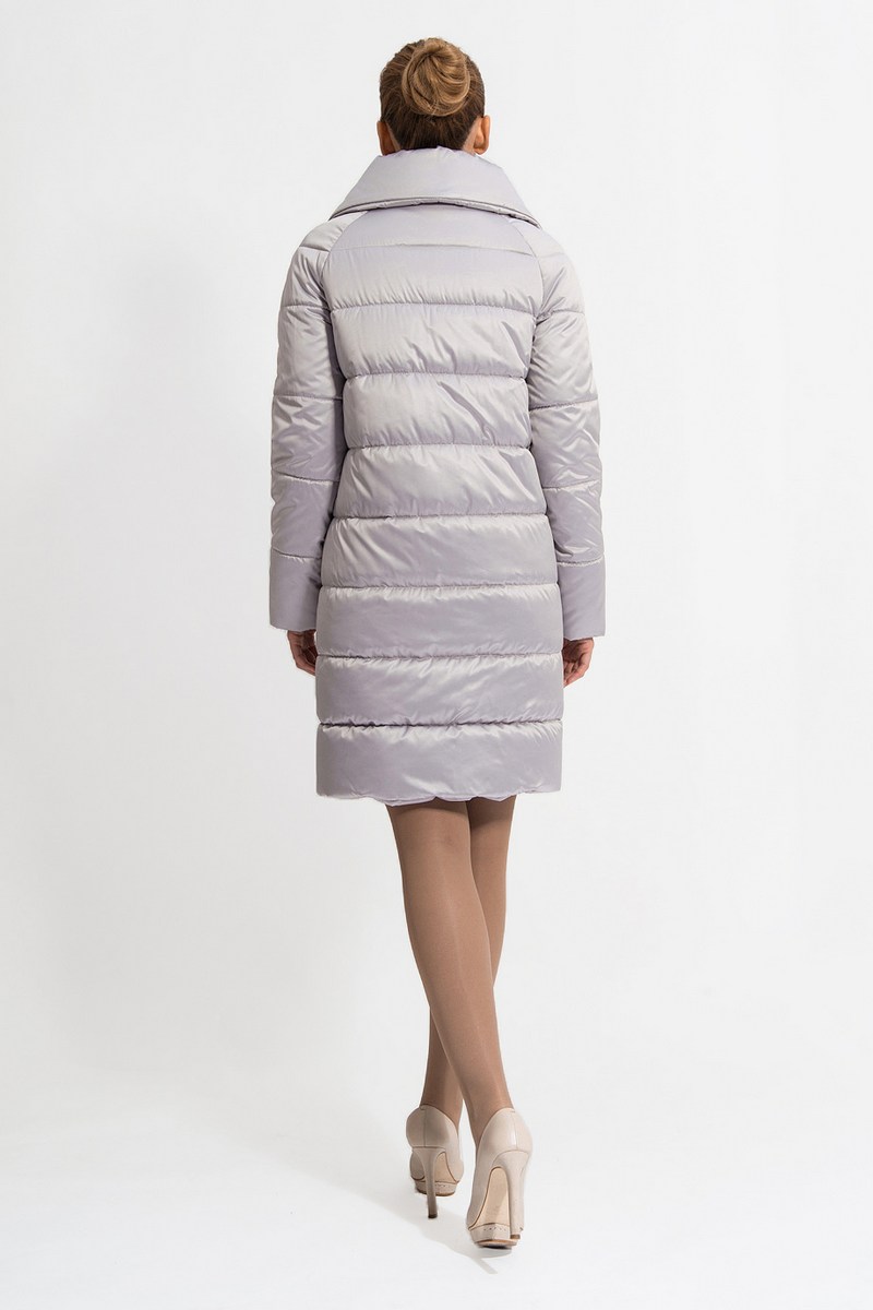 Женское пальто Gotti 406-2у серебристый