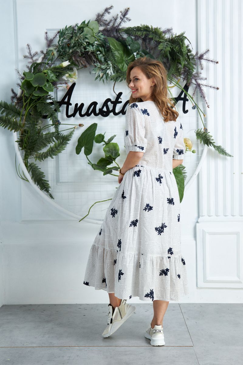 Платье Anastasia 633 молочный