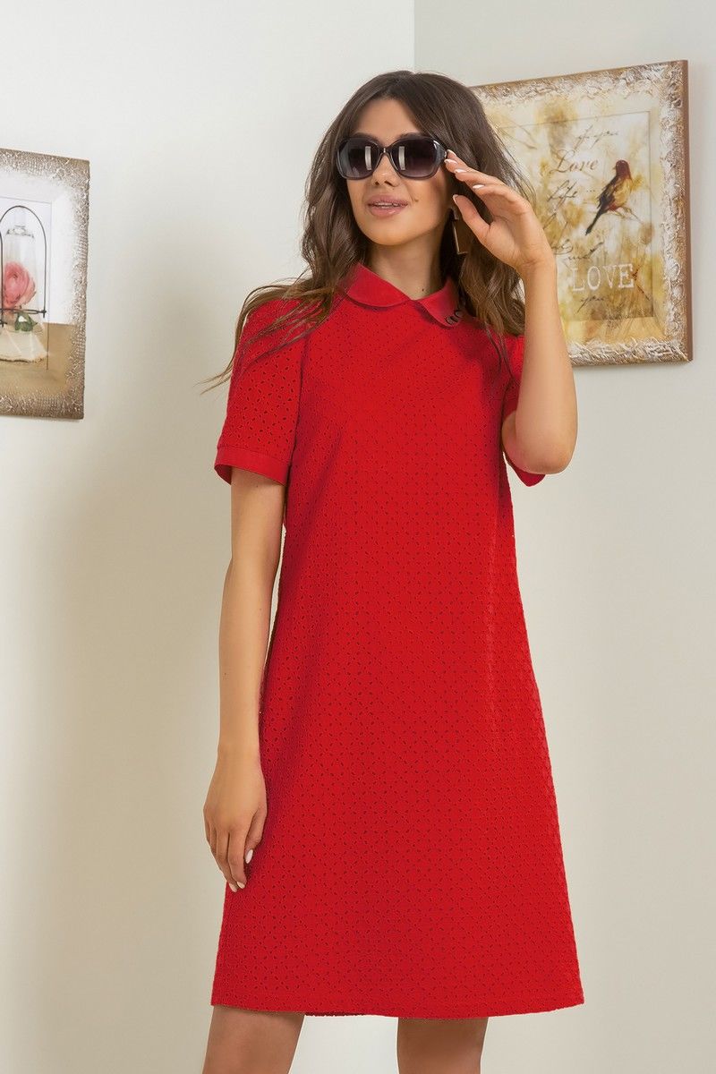 Платье Samnari Т136 красный