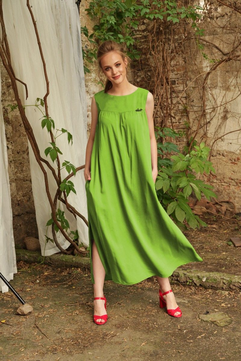 Платье MAX 4-007 зелень