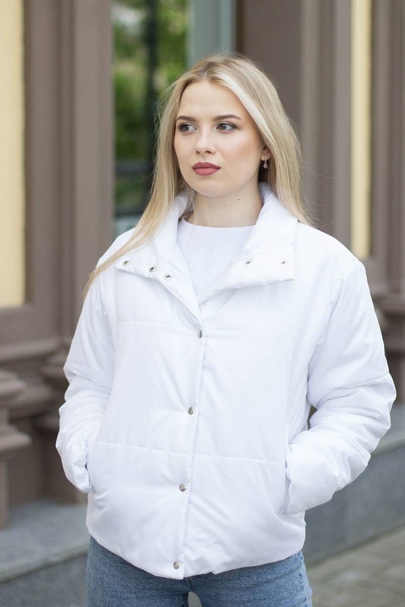 Женская куртка Sisteroom КД-013 белый