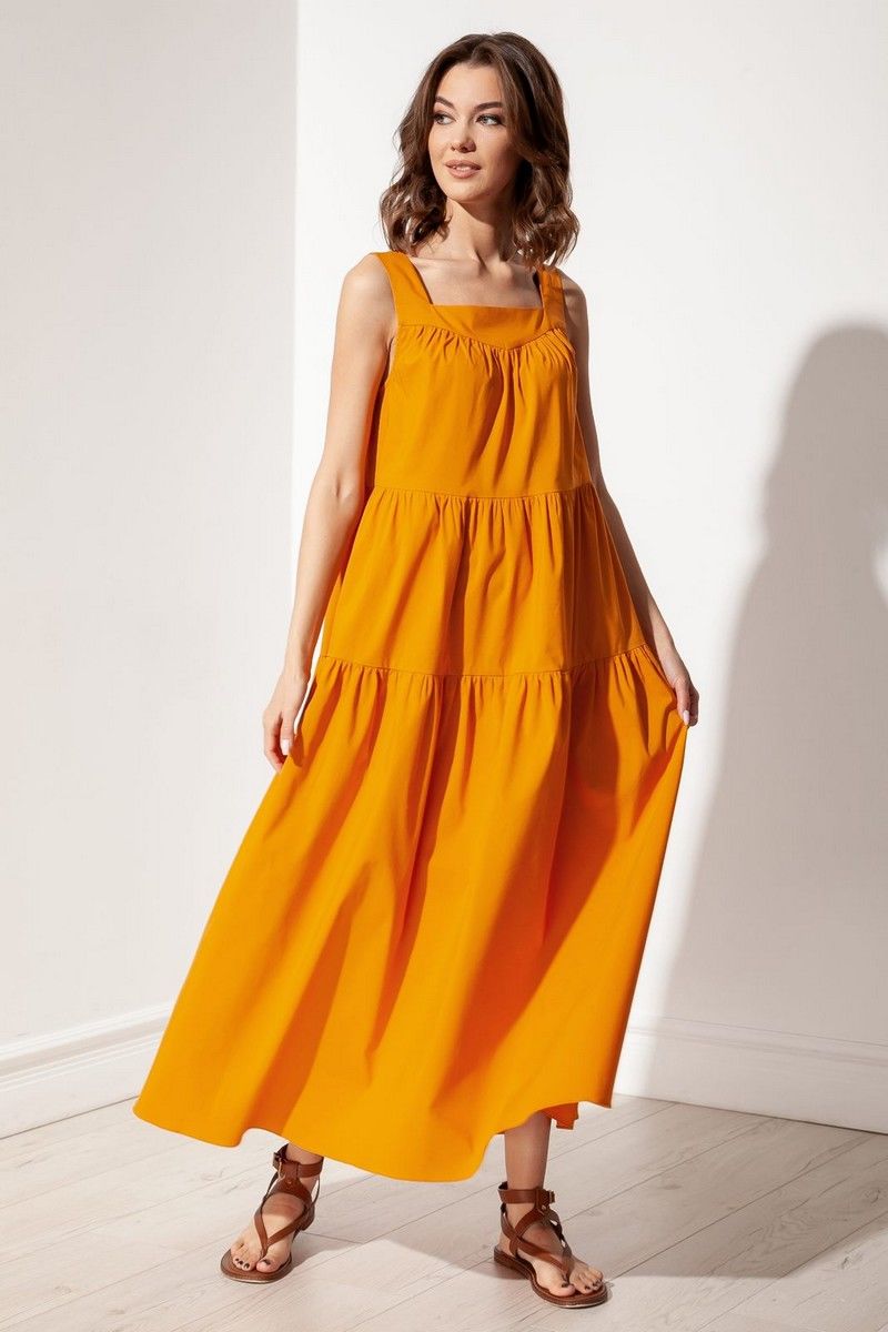 Платье S_ette S5034 оранжевый