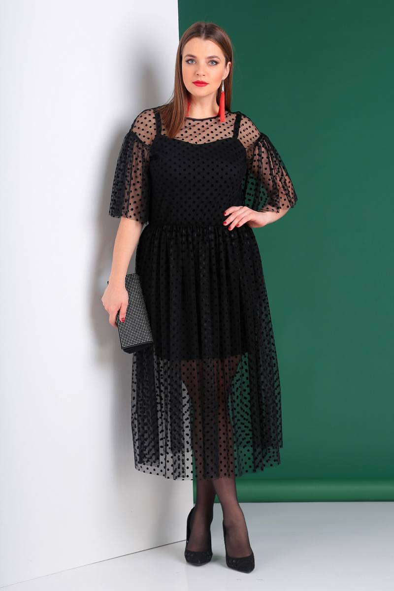Платья Liona Style 668 черный