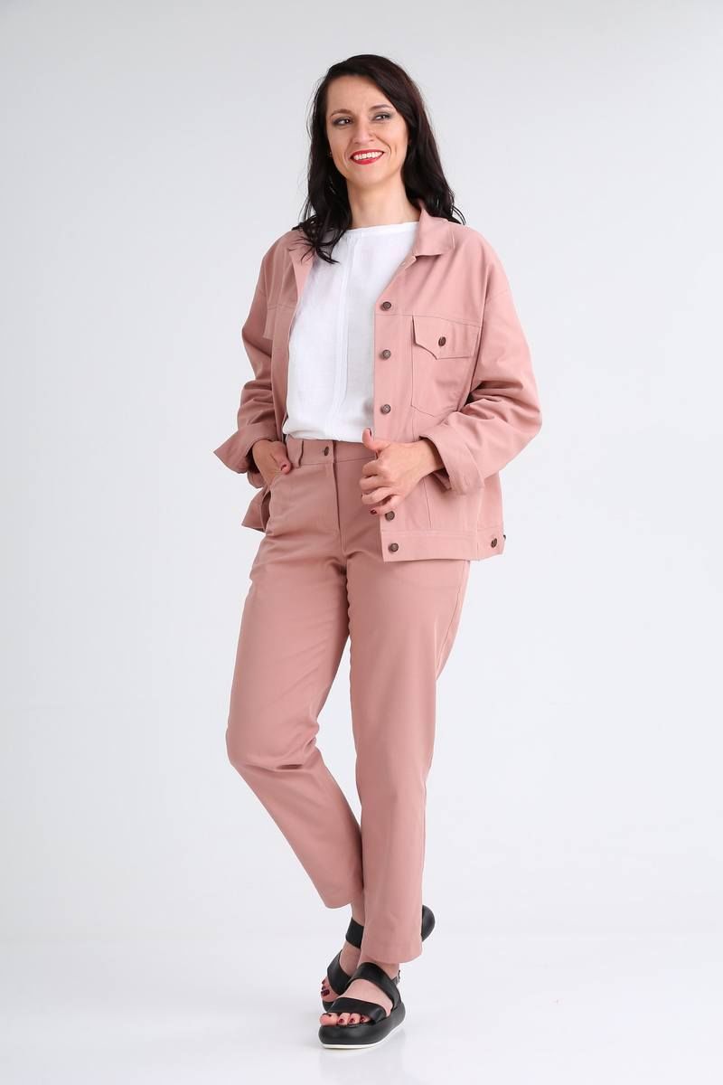 Женский комплект с курткой Ma Vie М570 розовый