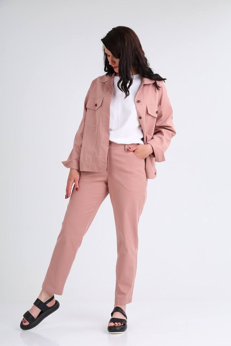 Женский комплект с курткой Ma Vie М570 розовый