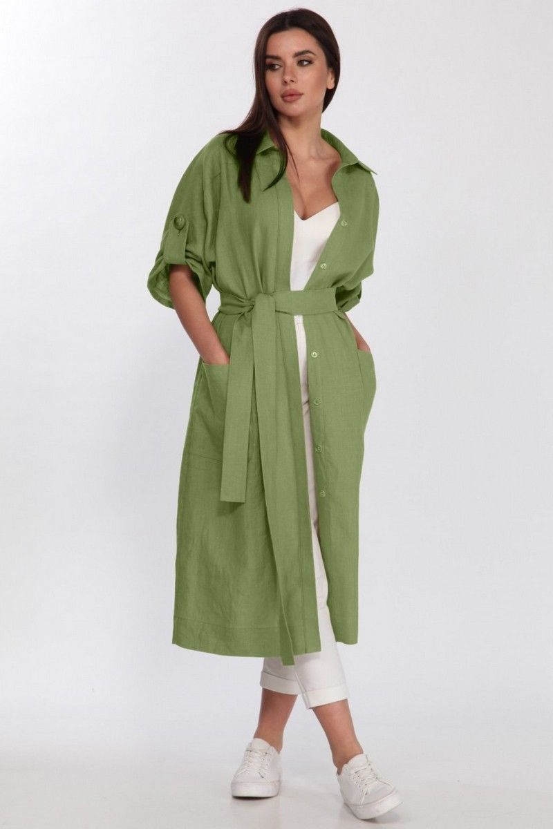 Платья Faufilure С1168 зеленый