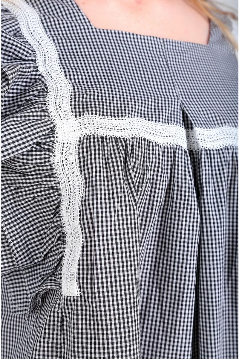 Блузы Таир-Гранд 62390 черно-белый