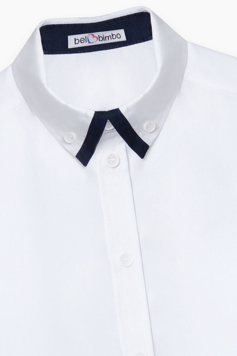 Рубашки с длинным рукавом Bell Bimbo 213191 белый/т.синий