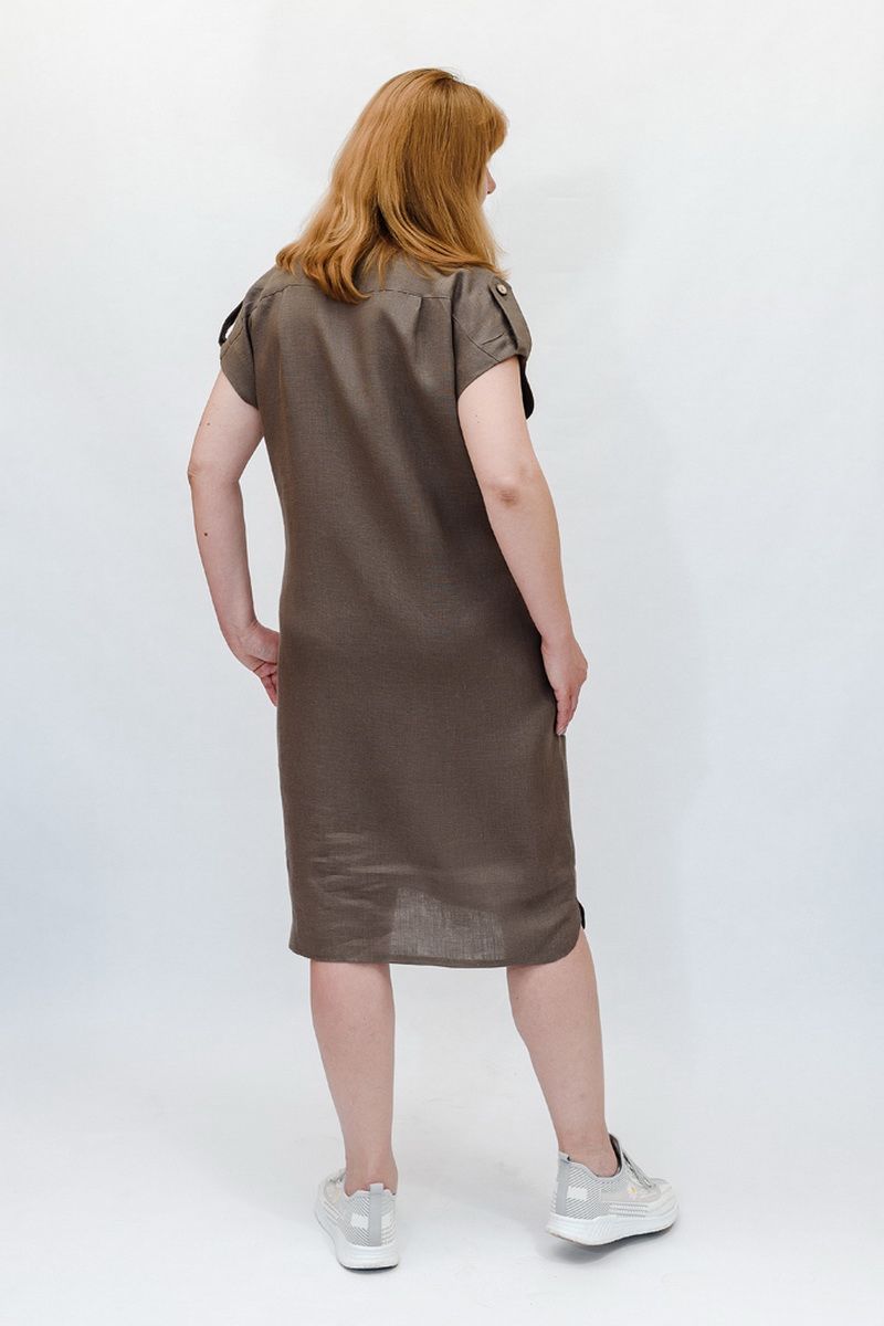 Платья Витебчанка 385-18 коричневый
