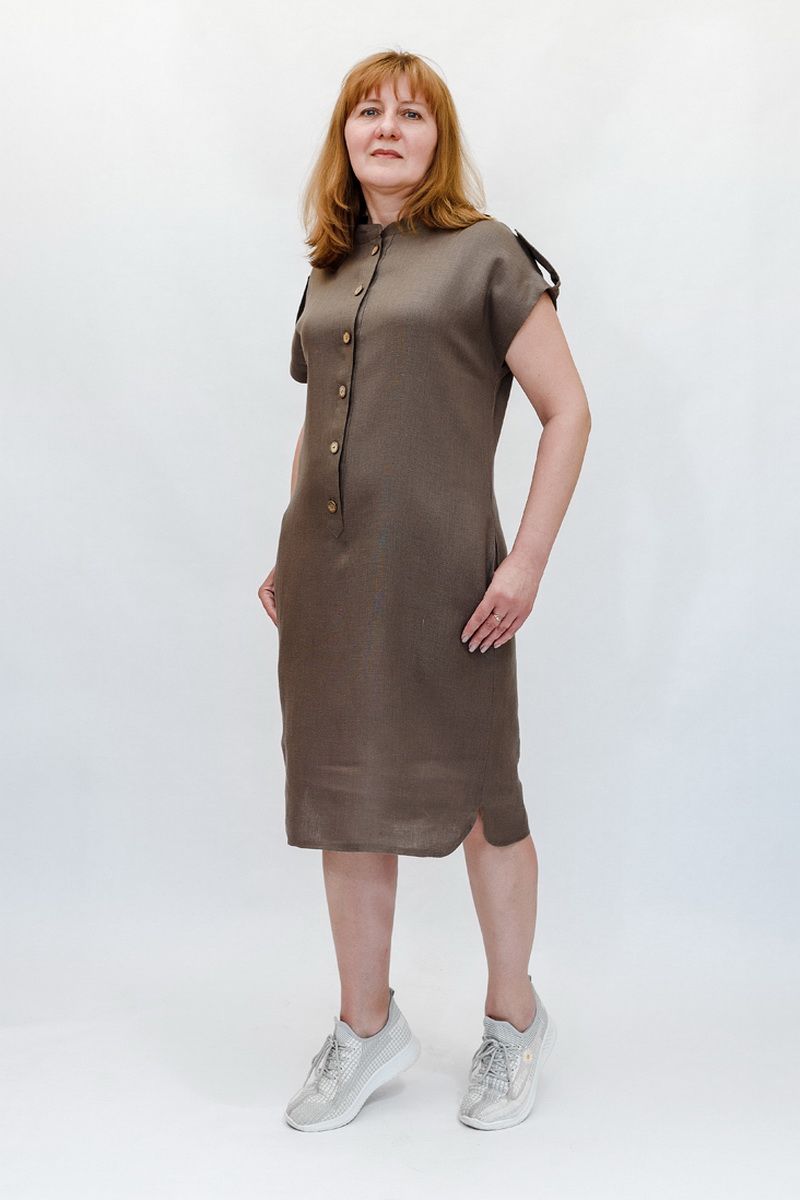 Платья Витебчанка 385-18 коричневый