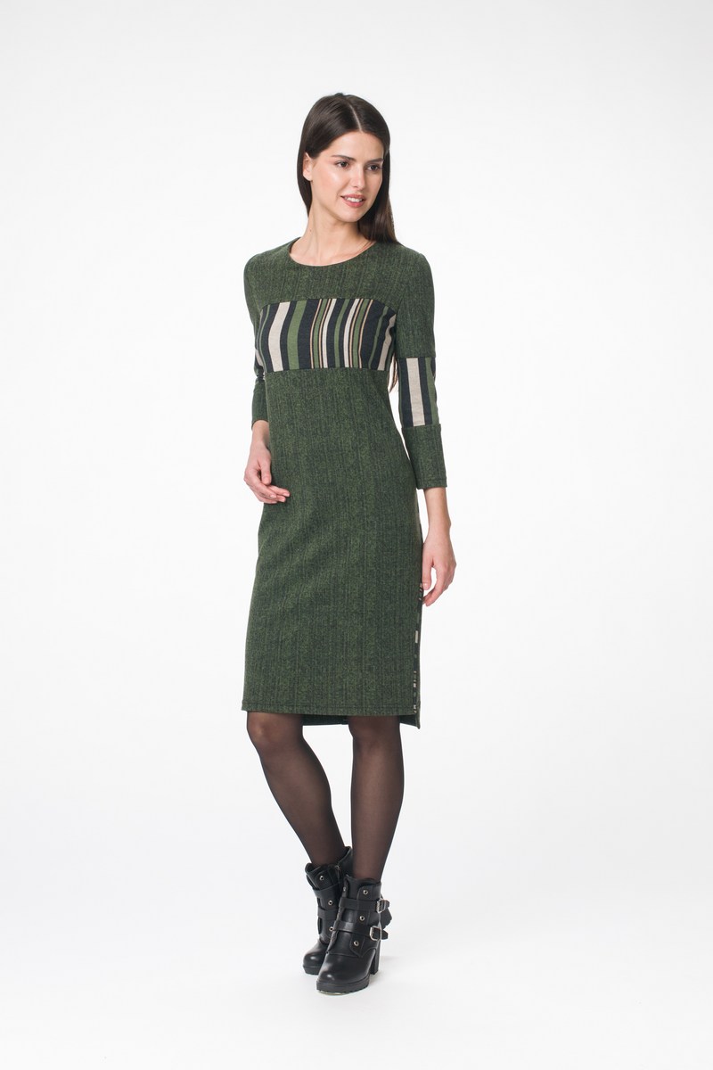 Платье Stilville 18С1574 зеленый