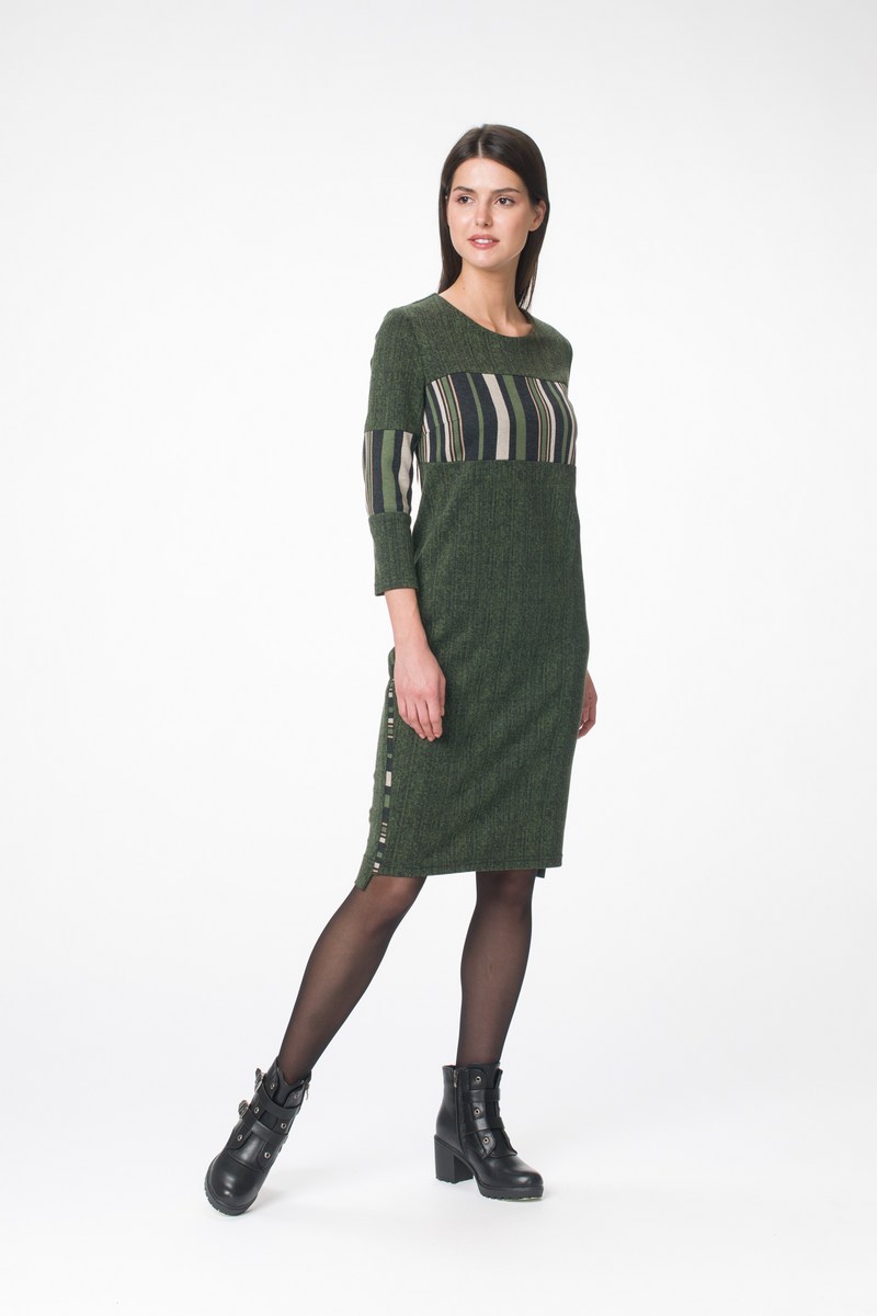 Платье Stilville 18С1574 зеленый