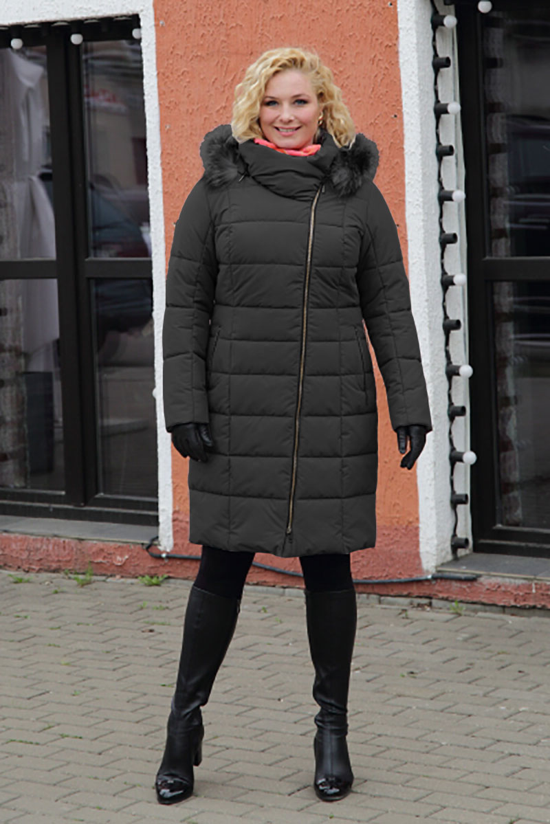Женское пальто Bugalux 462 164-черный