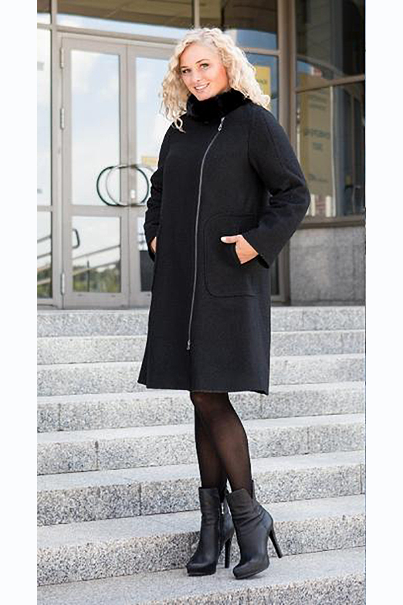 Женское пальто Bugalux 947 164-черный