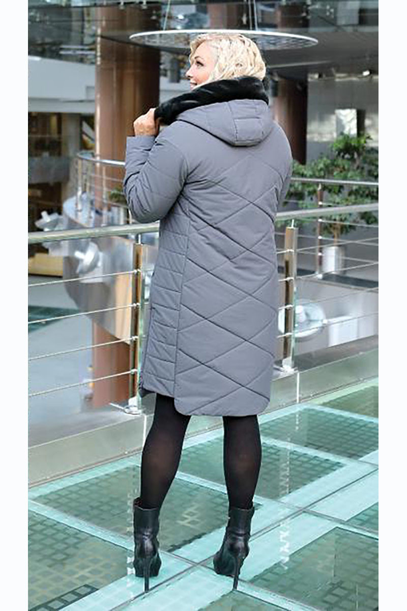 Женское пальто Bugalux 946 164-серый