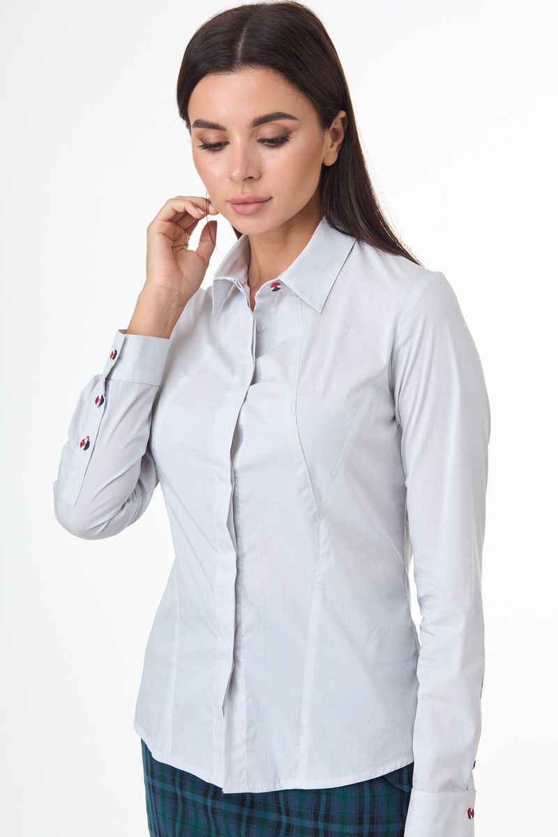 Блузы Anelli 330 серый