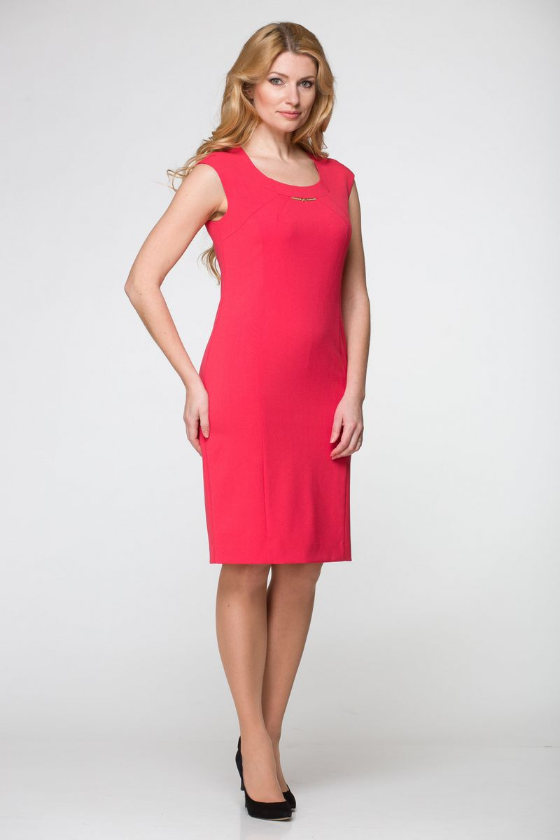 Платье LadyThreeStars 1542 красный