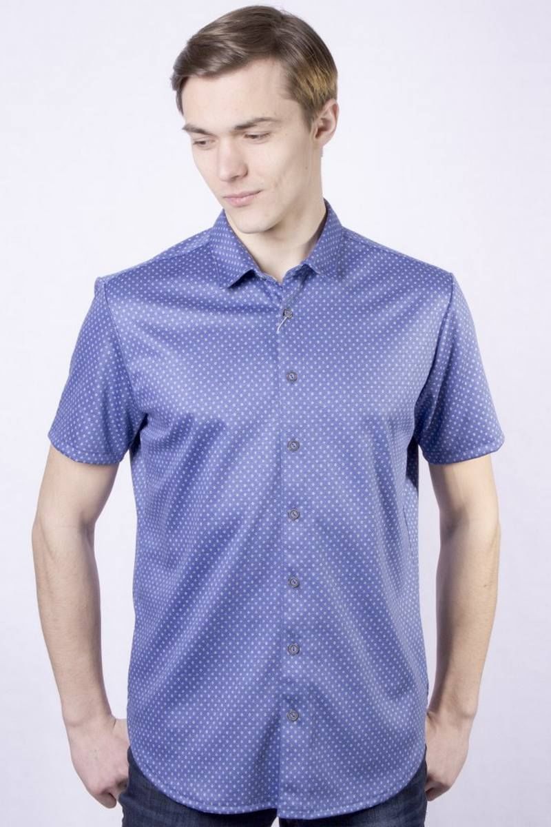 Рубашки с коротким рукавом Nadex 950015Т_170 синий