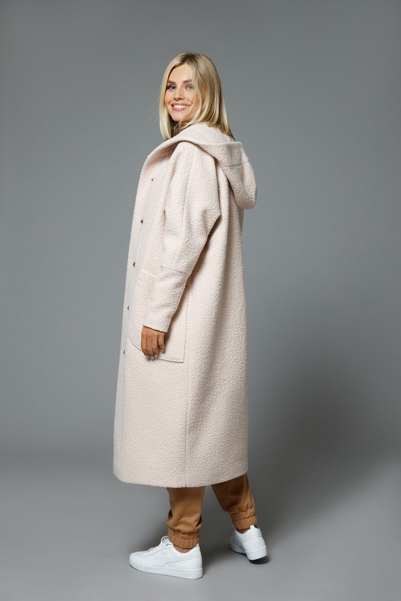 Женское пальто DiLiaFashion 0533 крем