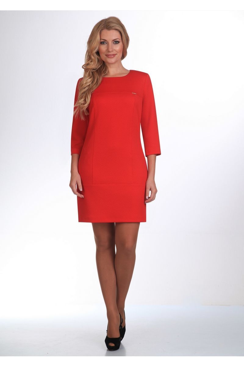 Платье ELGA 01-385 красный