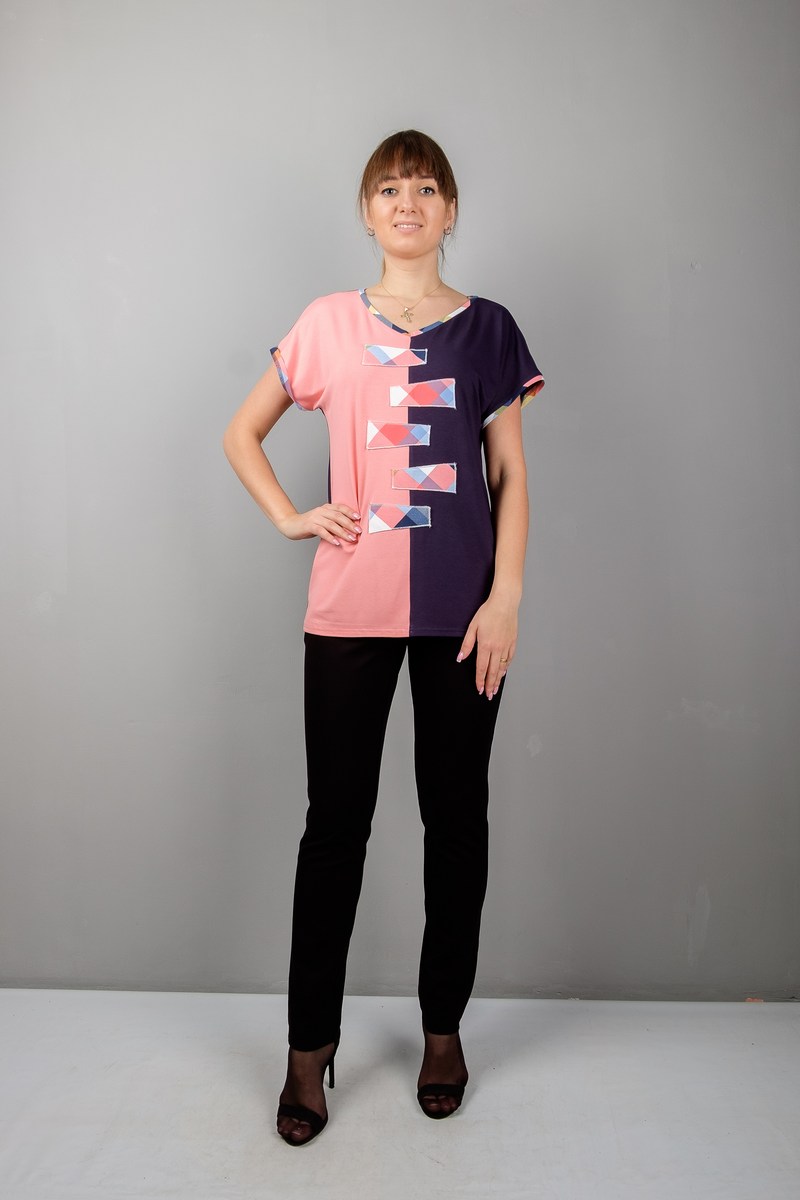 Блузы Mita ЖМ980а розовый/фиолет