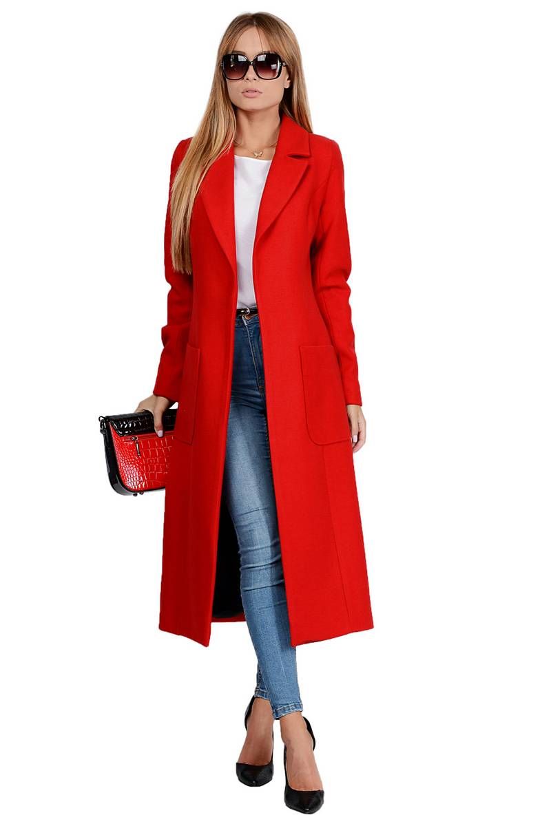 Женское пальто PATRICIA by La Cafe NY1818 красный