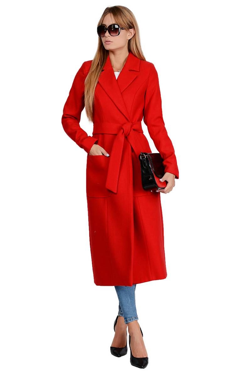 Женское пальто PATRICIA by La Cafe NY1818 красный