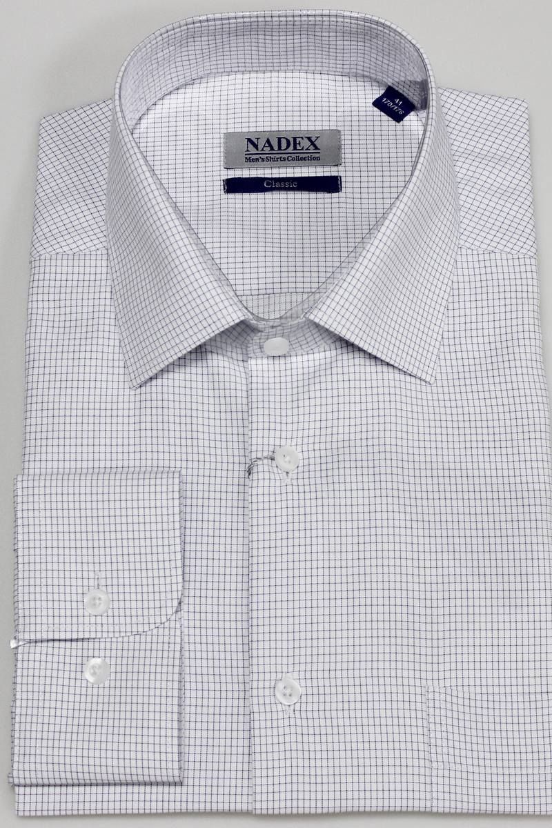 Рубашки с длинным рукавом Nadex 01-070913/403_170 бело-фиолетовый