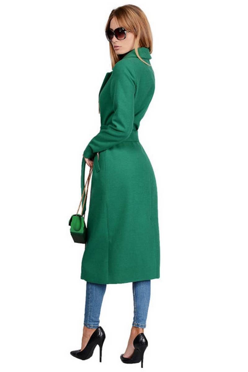 Женское пальто PATRICIA by La Cafe NY14825 зеленый