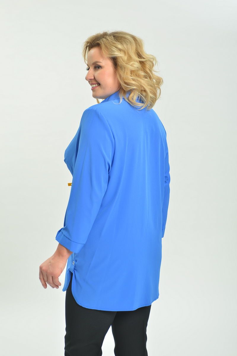 Блузы Ga-Ta Style 1805/1 голубой+красный