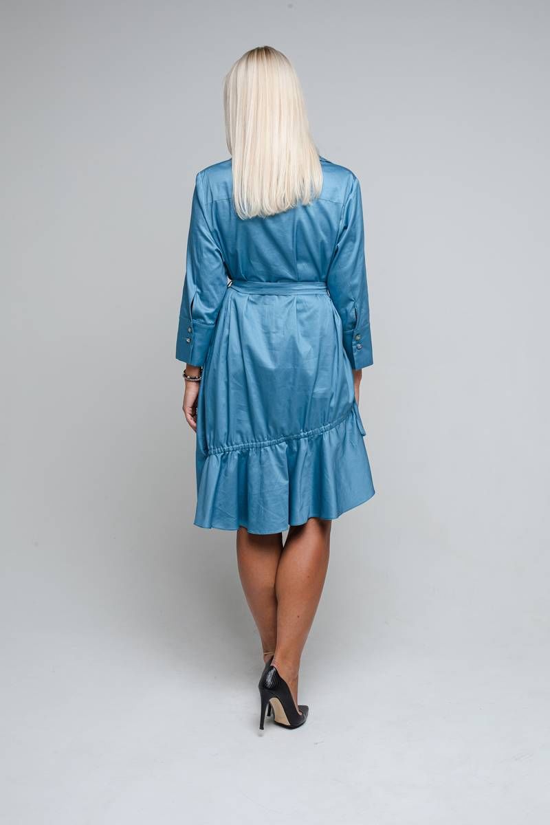 Платья Avila 0865 темно-голубой