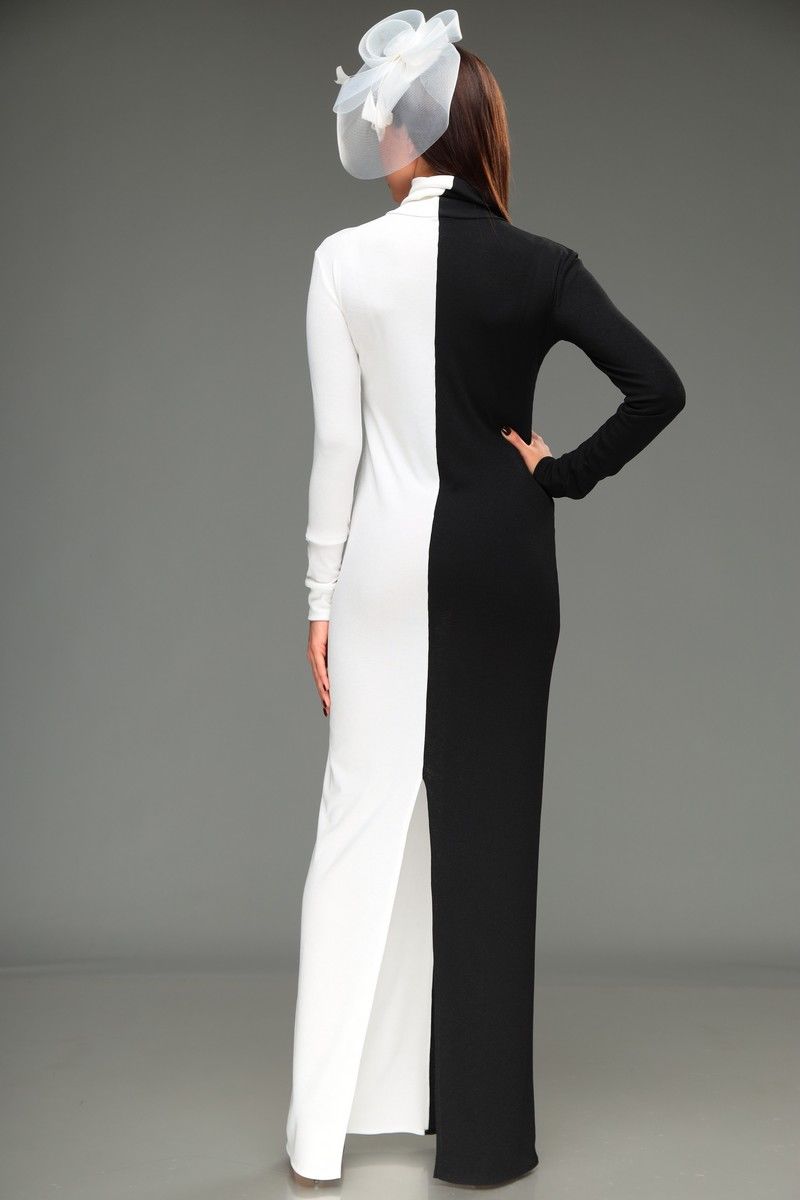 Платья T&N 06-Круэлла черно-белый