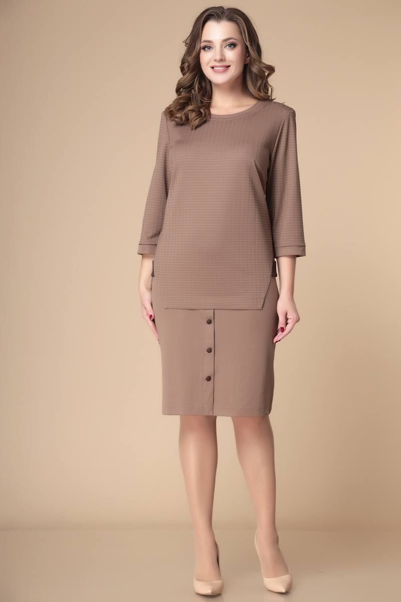Платья Romanovich Style 1-2246 коричневый