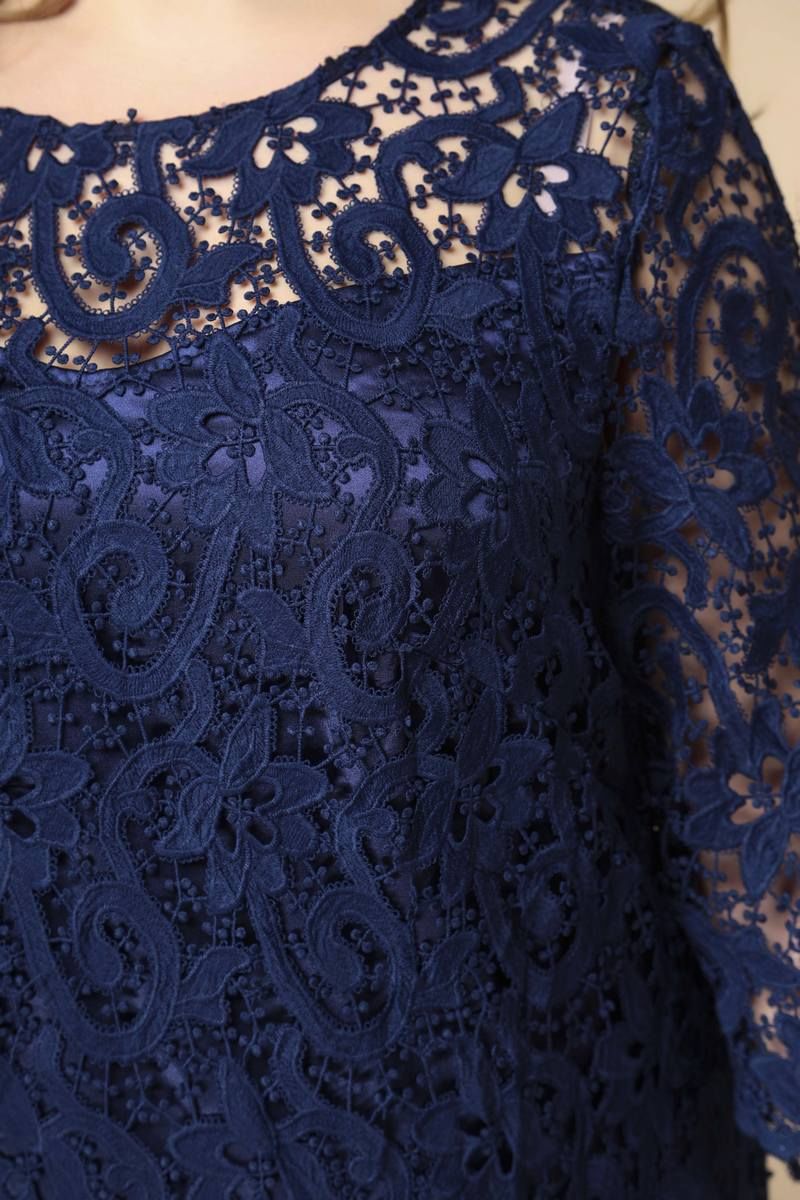 Платья Romanovich Style 1-1849 синий/кружево