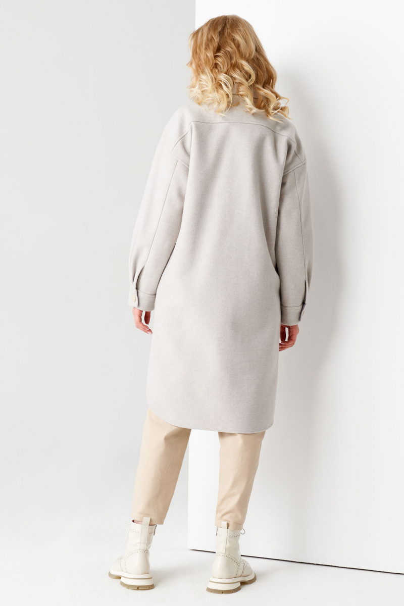 Женское пальто Панда 53270z серый