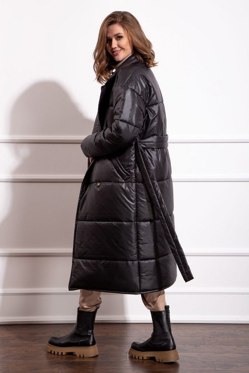 Женское пальто Nova Line 10276 чёрный