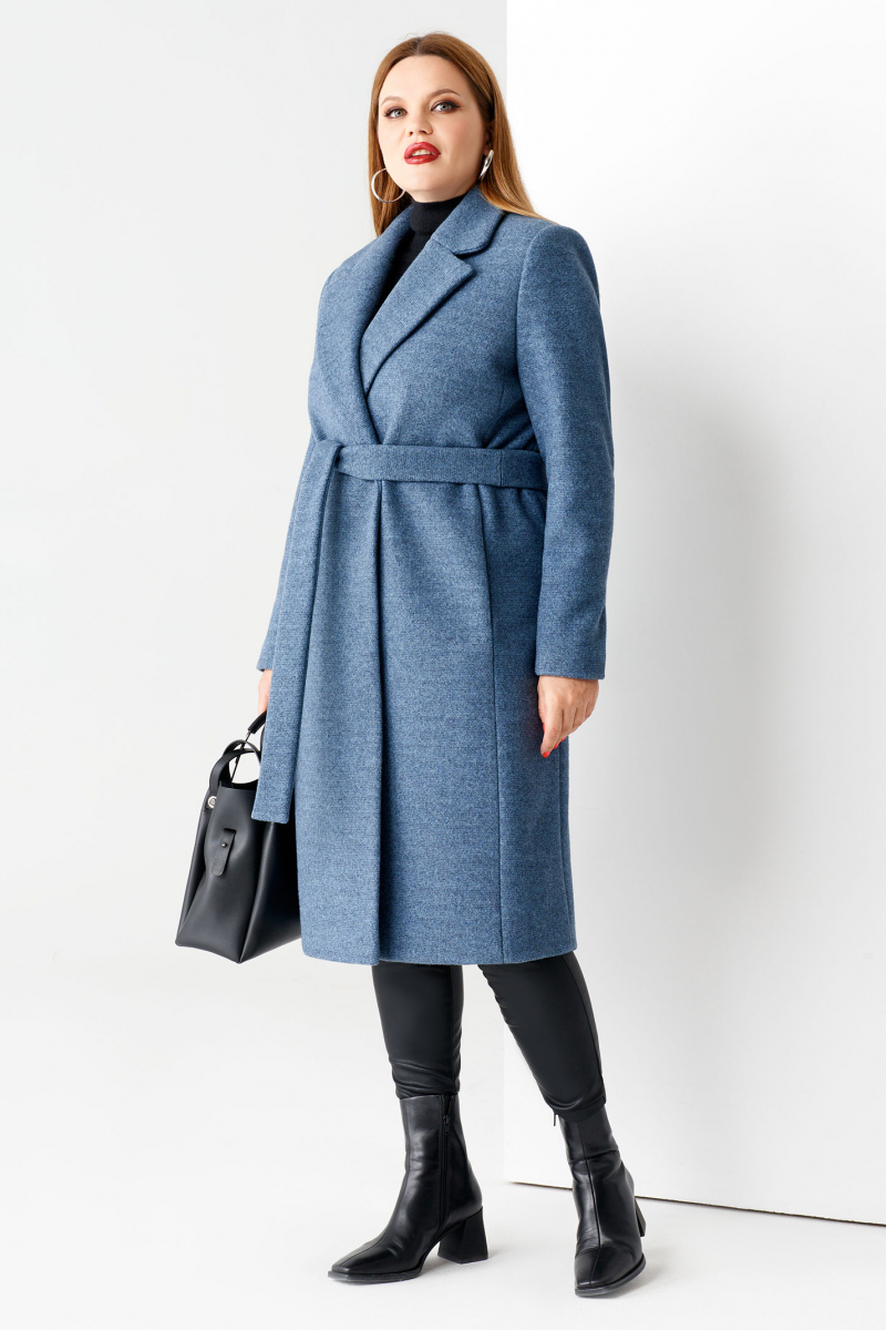Женское пальто Панда 61170z синий