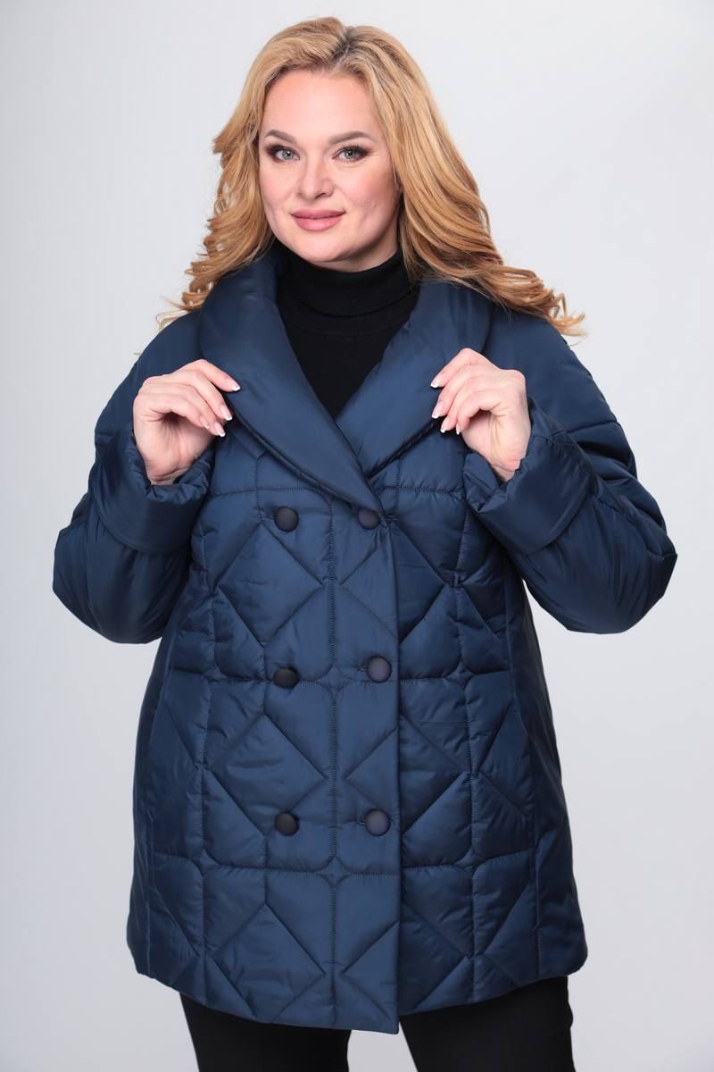 Женское пальто TrikoTex Stil 4021 синий